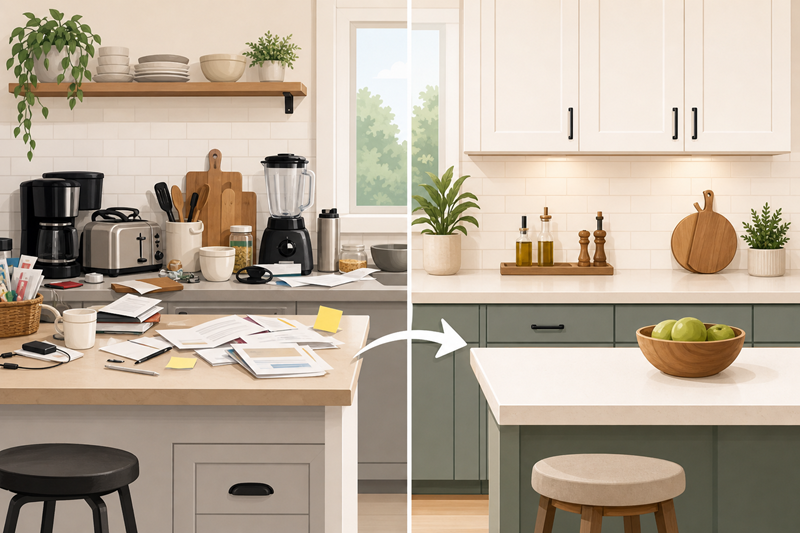 How to Declutter Kitchen Counters Like a Pro
