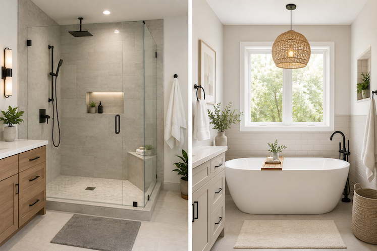 Walk-In Showers or Bathtubs: What Adds More Value?