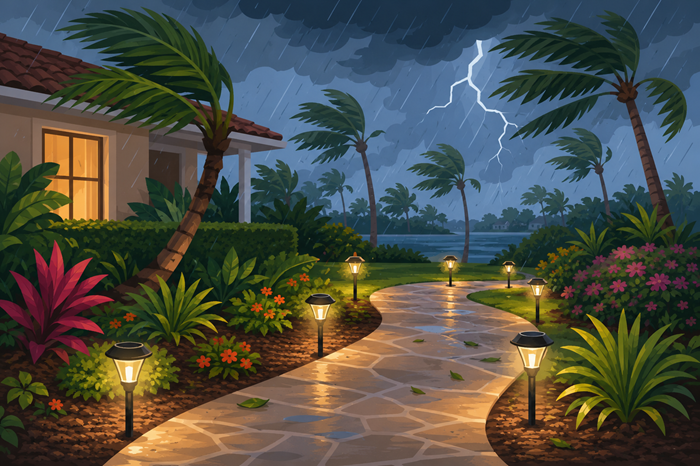 Why South Florida Storms Damage Solar Stake Lights Faster