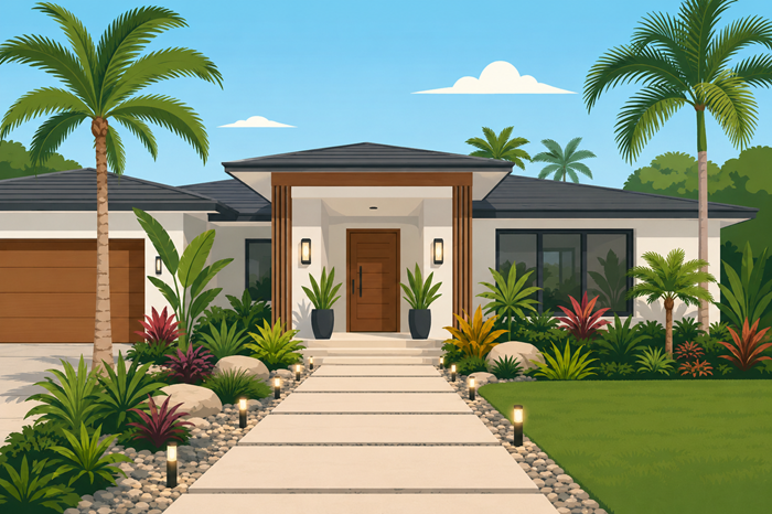 Modern Coastal Entryway Ideas for South Florida Ranch Homes