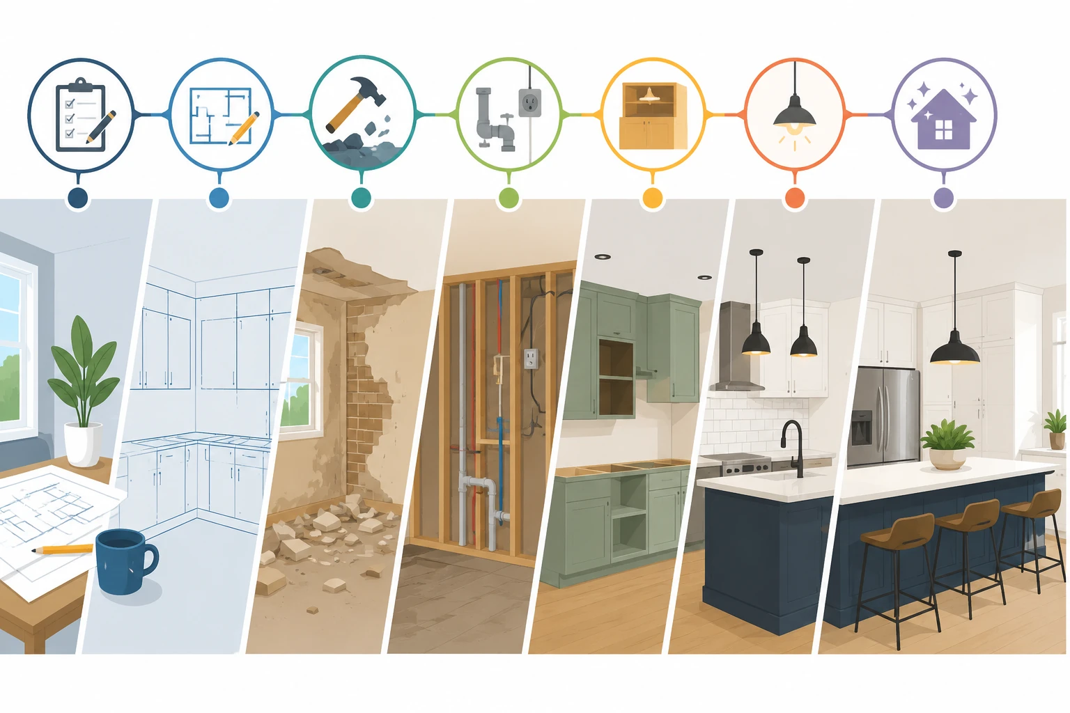 Kitchen Renovation Timeline: A Step-by-Step Guide from Start to Finish